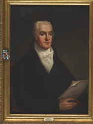 Portrét Joel Barlow (olej na plátně)