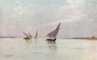 Stříbrný den na Nilu, c1880, 1904