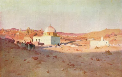 Cufický hřbitov, Assuan, c1880, 1904