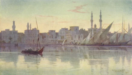 Brzy ráno v Damiettě, c1880, 1904