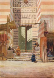 Bronzové dveře El-Maristan El-Kelaun, c1880, 1904