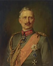 Portrét německého císaře Viléma II., 1859-1941, pruského krále, 1911