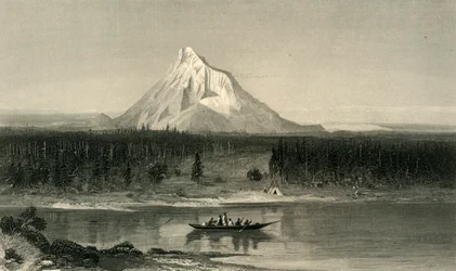„Mount Hood, z Kolumbie“, 1872.