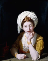 Portrét dámy jako Kumejská Sibyla, 1778-1789