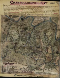 Bitva u Chancellorsville, Virginie, 2. a 3. května 1863 LOC gvhs01.vhs00299
