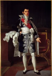Portrét Anne Jean Marie Rene Savaryové, vévody z Roviga (1774 - 1833), ministryně obecné policie. Obraz Robert Lefevre (1755-1830)