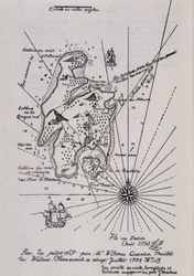 Mapa ostrova v Tresoru (Piráti?)