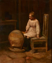 Rocking the Cradle (olej na plátně)