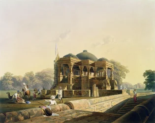 Ancient Temple at Hulwud, from Volume I of 