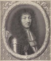 Portrét francouzského krále Ludvíka XIV