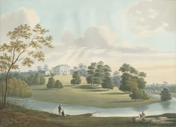 Patshull House: malba akvarelem a [1826]