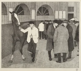 Obchodníci s koňmi v Barbicanu, 1921