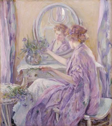 Fialové kimono