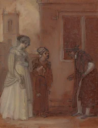Mistr William Page a Sir Hugh Evans