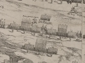 Popis armád koní a nohou Jeho Veličenstva a sira Thomase Fairefaxe; čtrnáctého června 1645