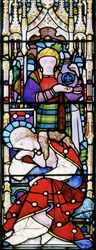 Žena z Bible, kolem roku 1866 (vitráže)