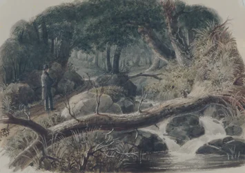 Vchod do lesa, 1836.