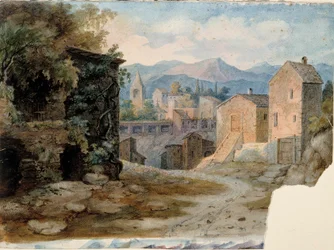 Italské horské městečko