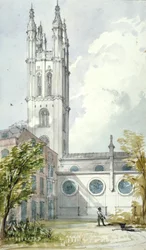 Kostel svatého Michaela, Cornhill, City of London, 1837
