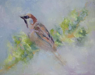 P. Domesticus, 2014 (olej na plátně)