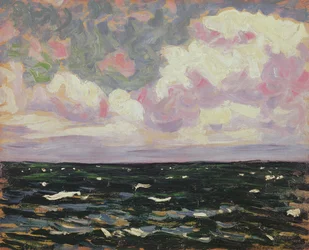 Přímořská krajina, kolem roku 1896