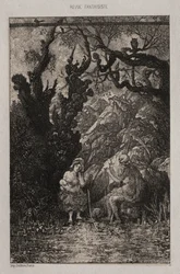 Smrt a mladá matka, 1861.