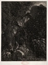 Svatá rodina s jeleny, 1871.