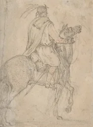 Maďarský jezdec, konec 16.-polovina 17. století.