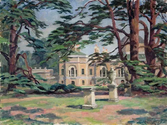 Chiswick House (olej na plátně)