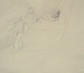 Nina Hamnett Reading, kolem roku 1917
