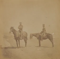 Generál sir John Pennefather a sanitář, 1855