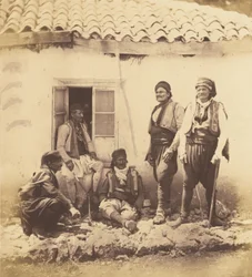 Skupina Černohorců.