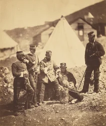 Důstojníci 71. pluku Highlanders