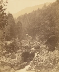 Na řece Llugwy, pod vodopády Swallow Falls.