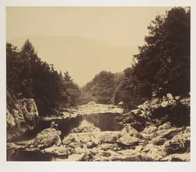 Na řece Llugwy, poblíž Bettws-y-Coed