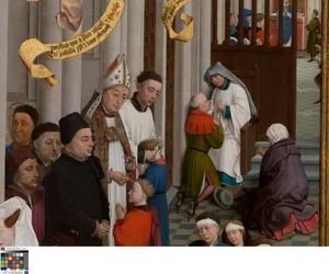 Detail z Triptychu sedmi svátostí
