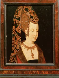 Isabela Bourbonská, manželka Karla le Temeraire, nebo Isabela Portugalská, manželka Filipa le Bona.