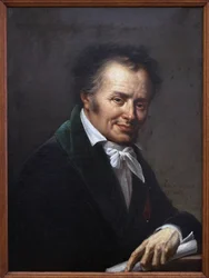 Portrét Dominique Vivant Denon (1747-1825). Obraz Rolanda Lefevre (1755-1830), Olej na plátně