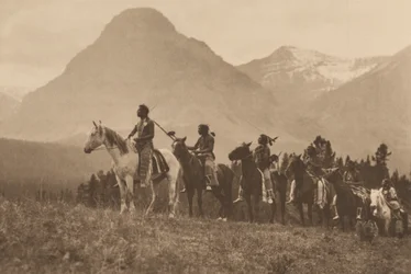 Hledači průsmyků, Piegan, Montana,1913 (foto)