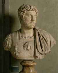 Busta císaře Hadriána (76-138 n. l.) (mramor)
