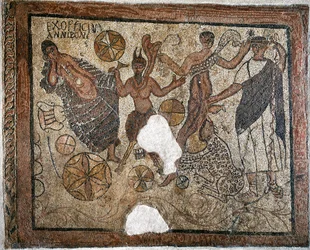 Dionýsos a Ariadna - Mozaika, 4. stol