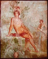 Eros a Narcis (freska