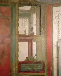 Fantastická architektura, Pompeje, Itálie (freska)