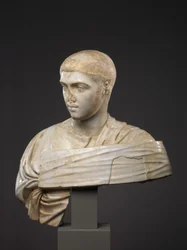 Mramorová portrétní busta Severuse Alexandra, 230-235 n. l. (mramor)