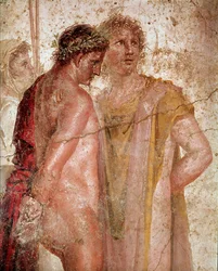 Pylades a Orestes (freska