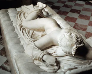 Spící hermafrodit (mramorová socha, 2. století př. n. l.)