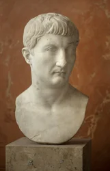 Art Řím Busta Drusa Mladého (13 př. n. l. - 23 n. l.) mramor