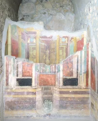 Uvnitř domu Fabia Rufuse, Pompeje, Kampánie, římská civilizace