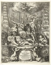 Alegorie smrti Michiela de Ruytera, 1676