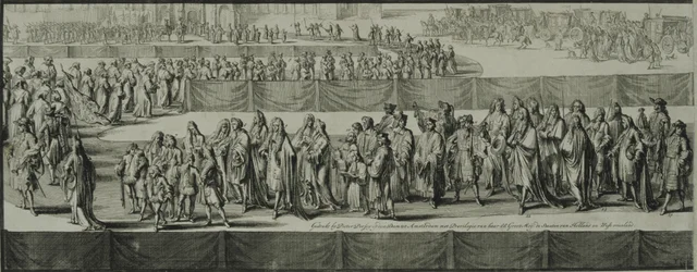 Smuteční průvod královny Marie II, 1695